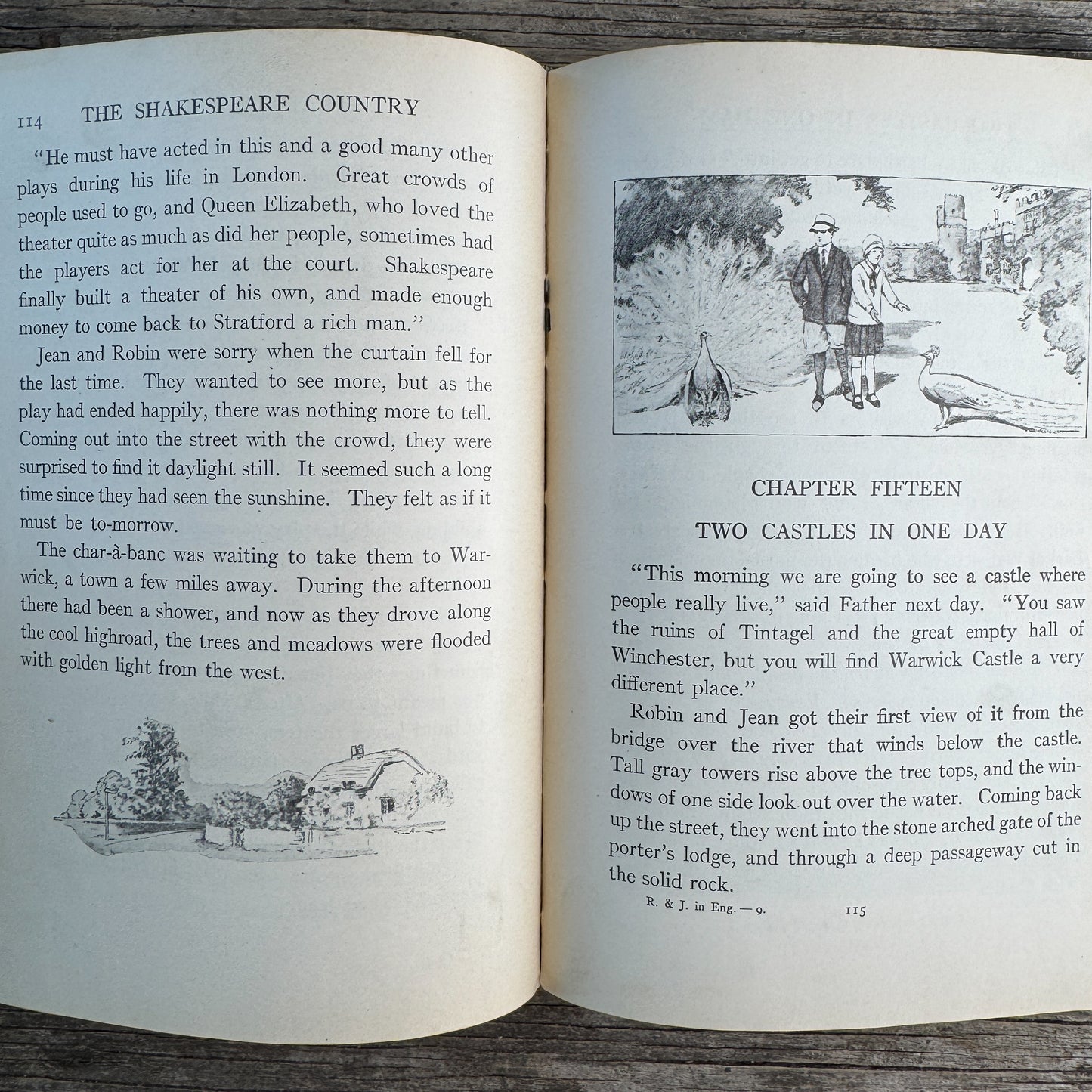 Robin and Jean in England, Lawrence S. Williams, Drawings by Sue Runyon, 1929