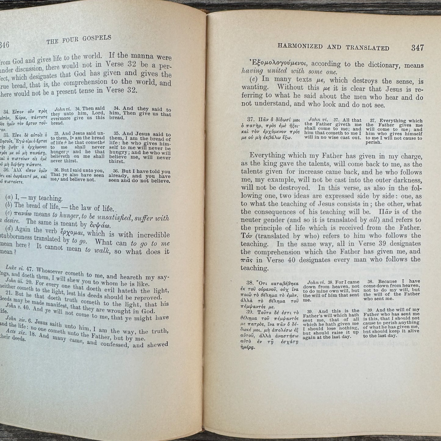 Tolstoys, The Four Gospels Harmonized and Translated, Vols. I-II, 1904