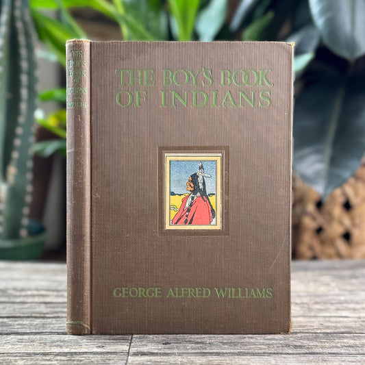 The Boy's Book of Indians, George Alfred Williams, Rare Children's Book