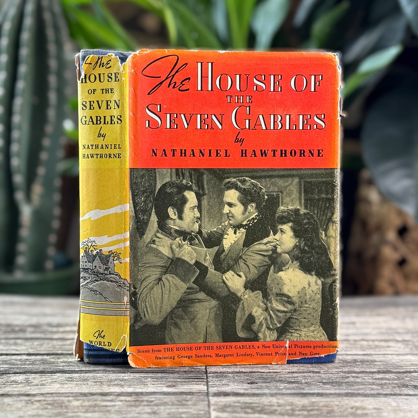 The House of the Seven Gables, Nathaniel Hawthorne, Movie Edition Dust Jacket,  1937