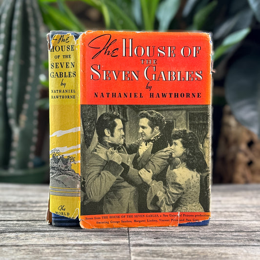 The House of the Seven Gables, Nathaniel Hawthorne, Movie Edition Dust Jacket, 1937