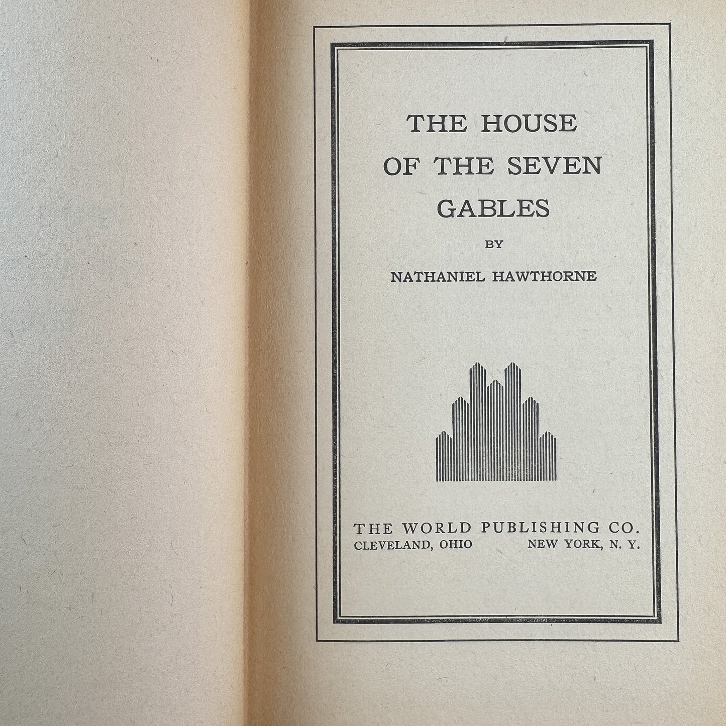 The House of the Seven Gables, Nathaniel Hawthorne, Movie Edition Dust Jacket,  1937
