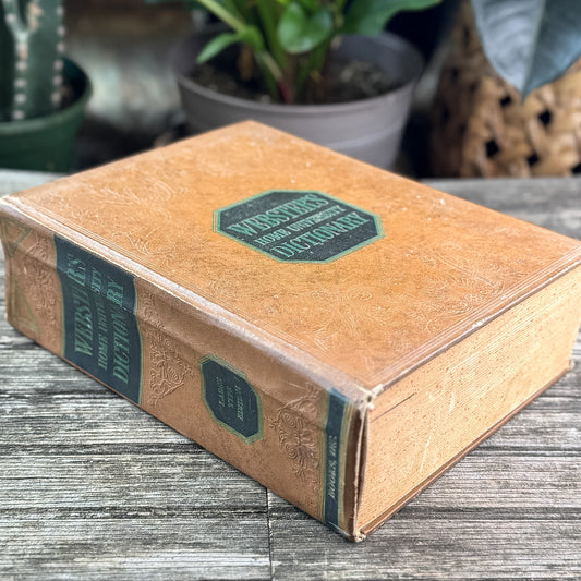 Webster's Home University Dictionary,  1963 Oversized Reference Book