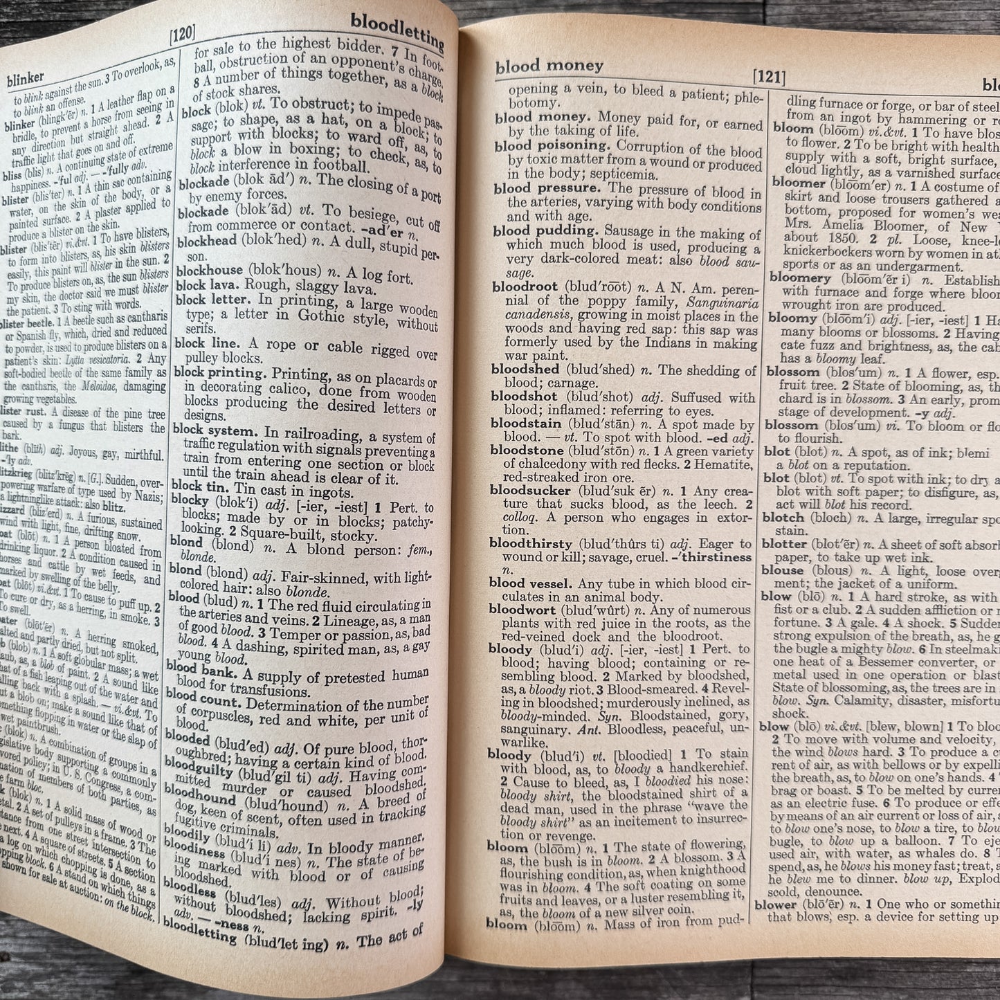 Webster's Home University Dictionary,  1963 Oversized Reference Book