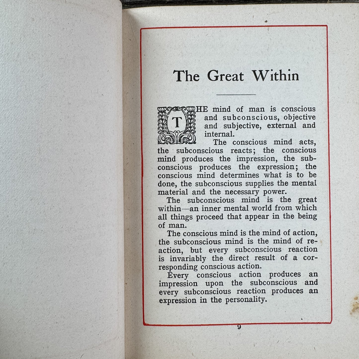 The Great Within, Christian D. Larson, 1908 Metaphysics and Spirituality