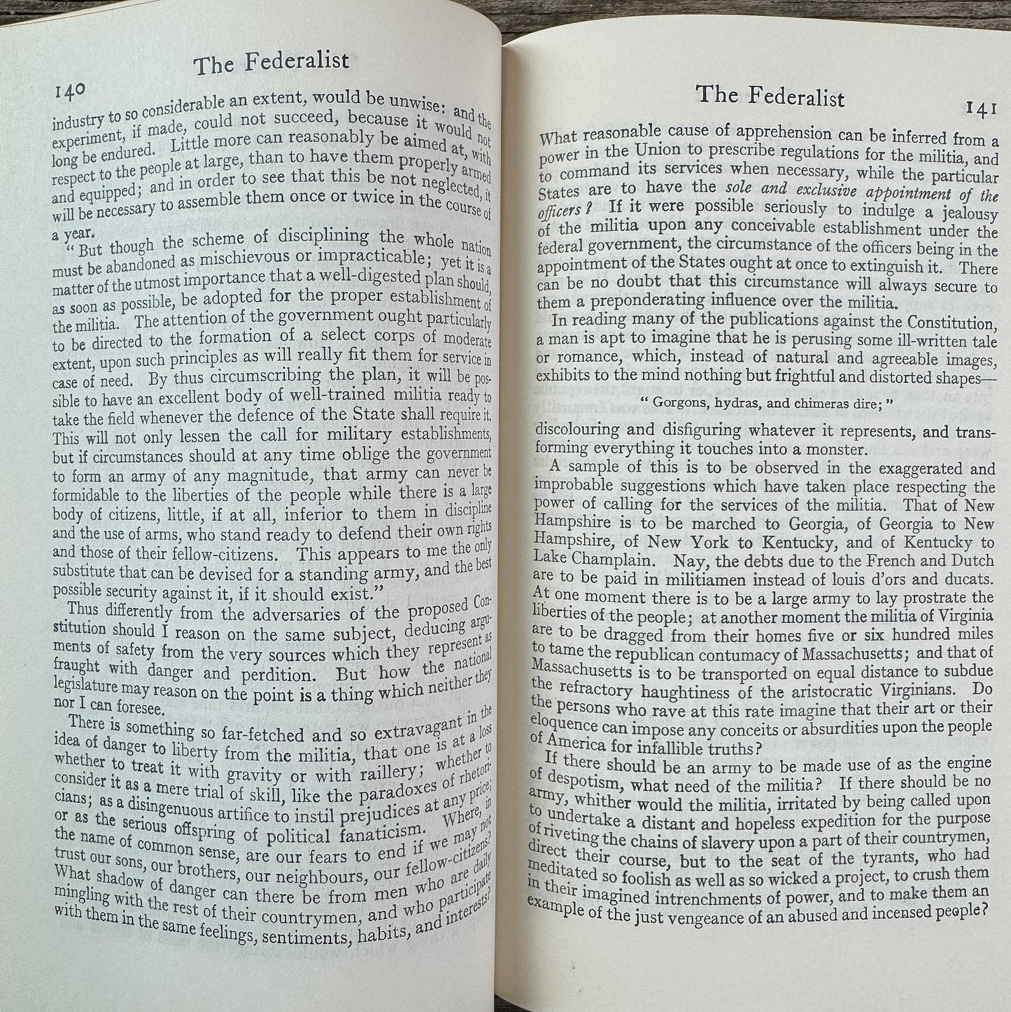 The Federalist by Alexander Hamilton, James Madison, John Jay, Everyman's Library, 1965