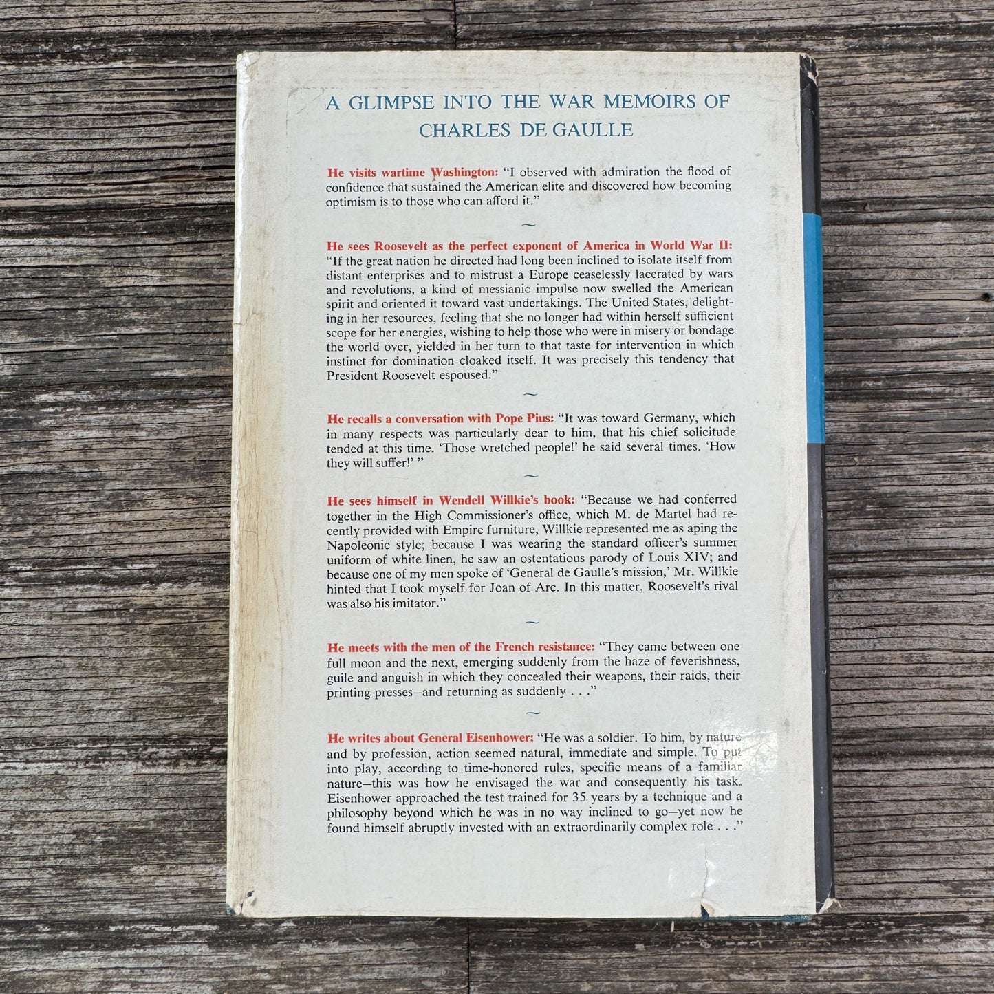 The War Memoirs of Charles de Gaulle: Unity 1942-1944, First Printing