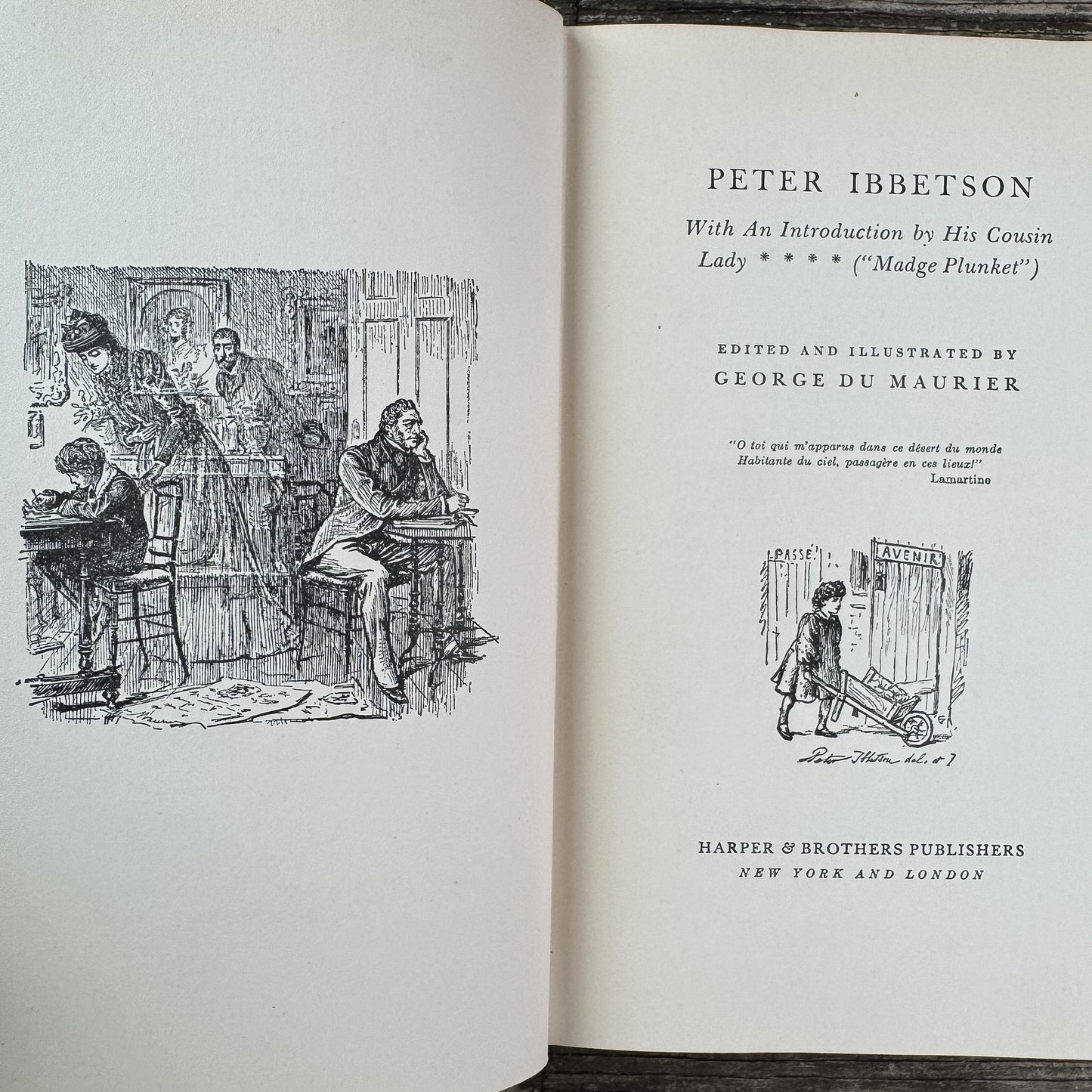 Peter Ibbetson, George du Maurier, Grand Opera Edition, 1919