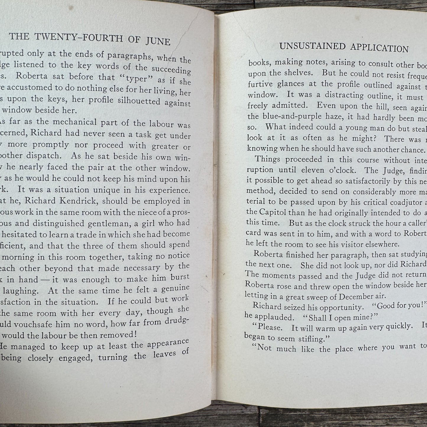The Twenty-Fourth of June, Grace S. Richmond, 1914 Antique Domestic Fiction