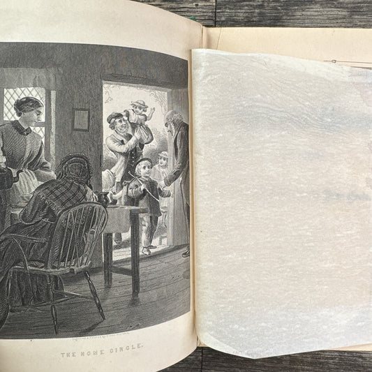 The Golden Gems of Life, or Gathered Jewels for the Home Circle, S.C. Ferguson & E.A. Allen, Ornate 1884 Hardcover