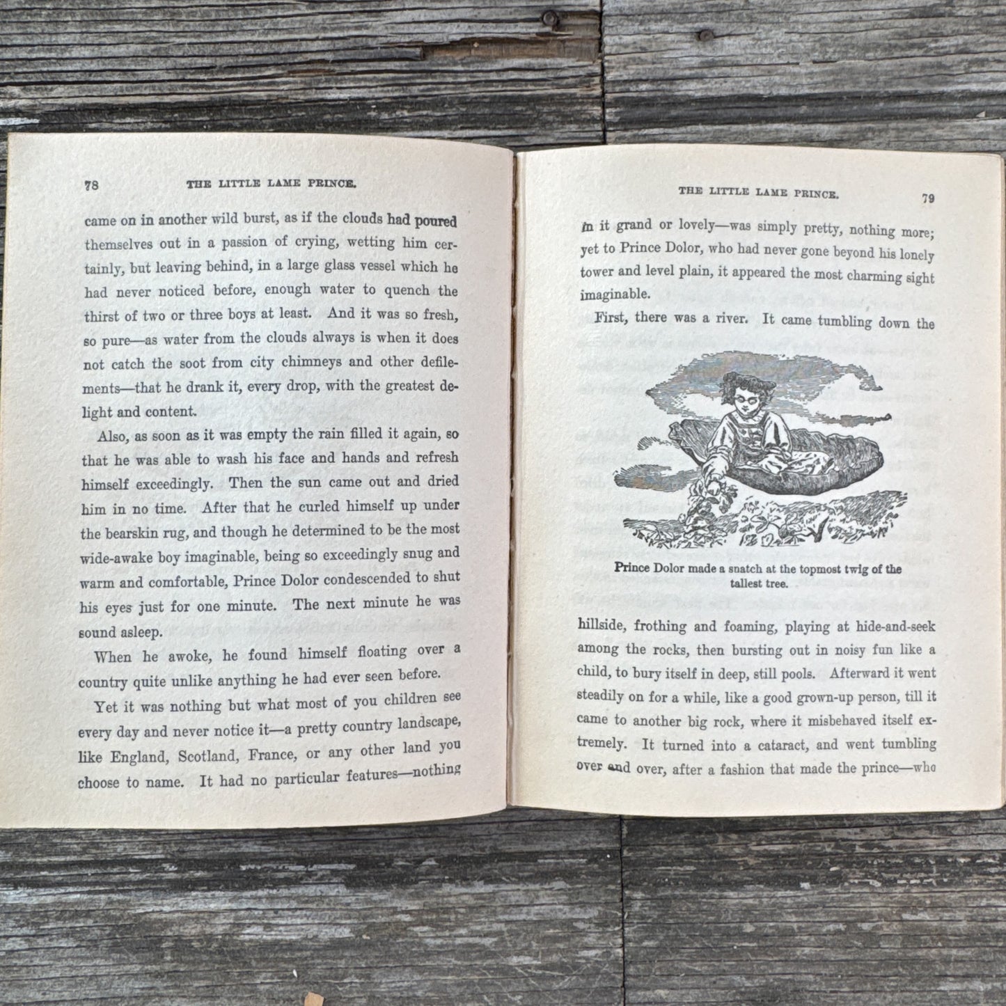 The Little Lame Prince, Miss Mulock, M.A. Donohue & Company Small Antique Edition