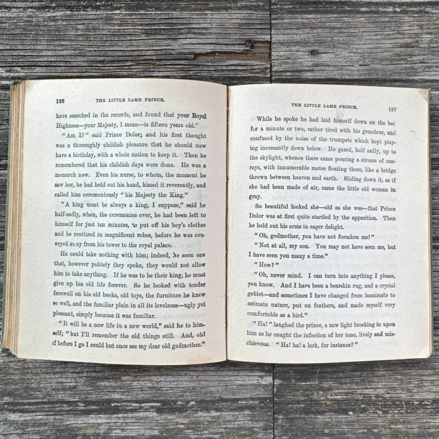 The Little Lame Prince, Miss Mulock, M.A. Donohue & Company Small Antique Edition