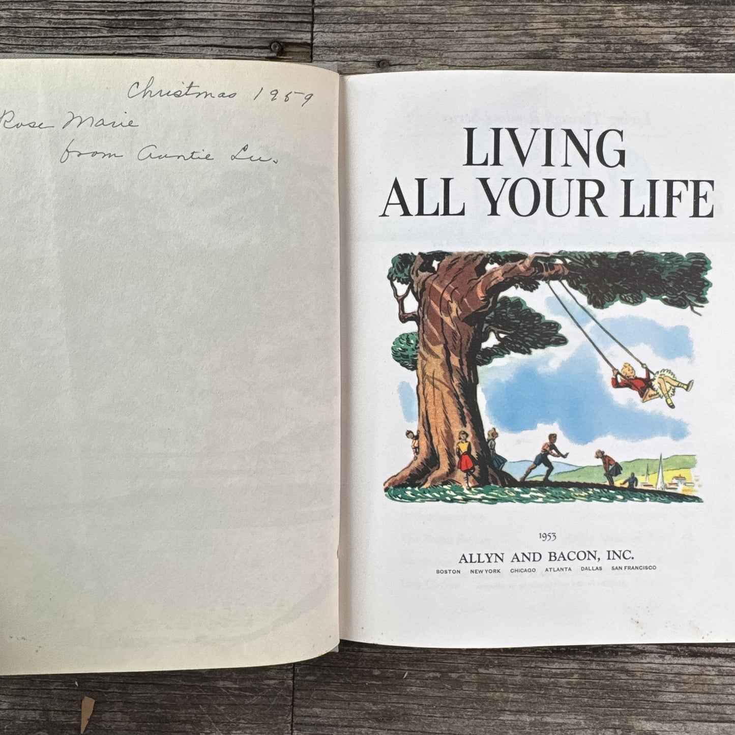 Living All Your Life, The Searles Readers, 1953 School Book