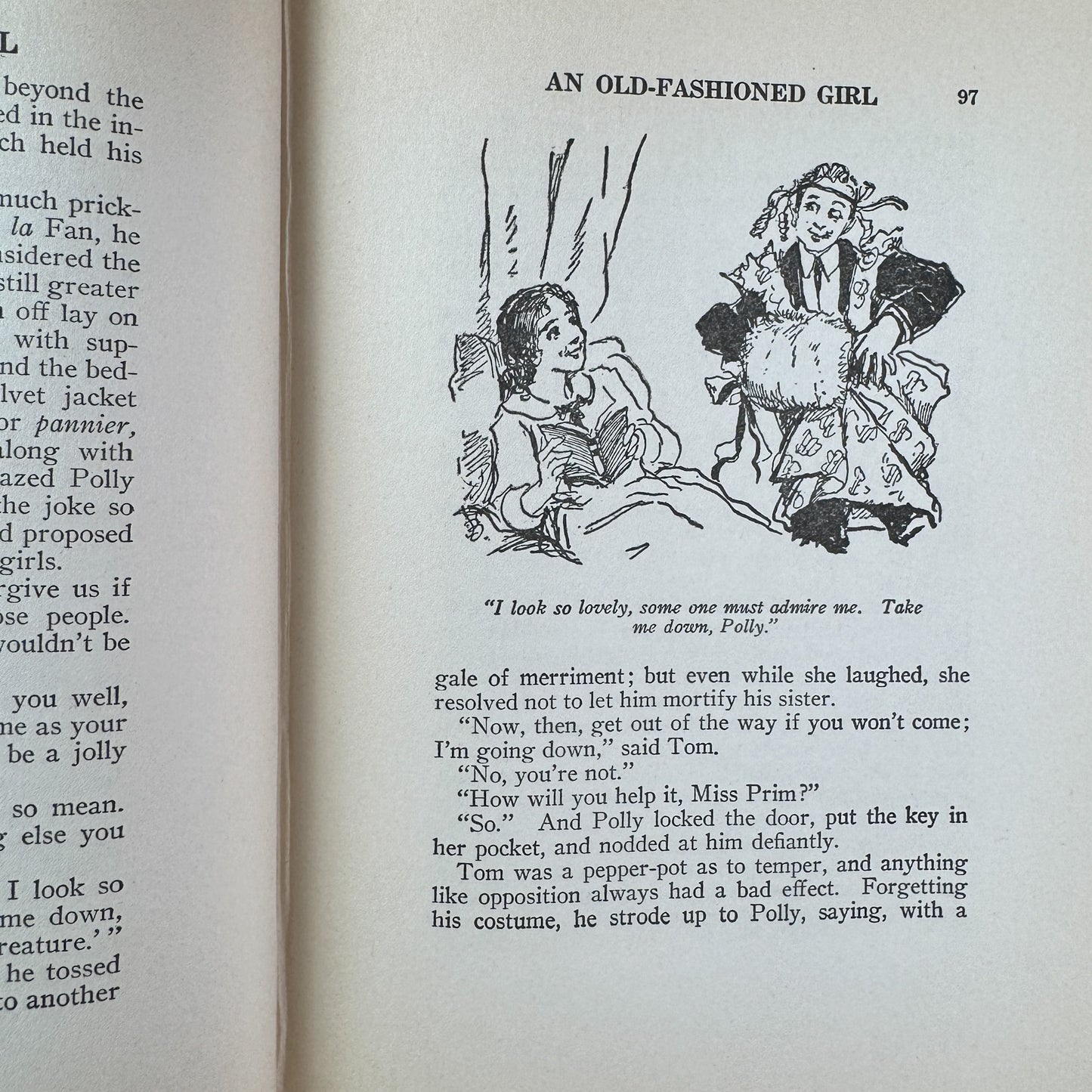 An Old-Fashioned Girl, Louisa May Alcott, Saalfield, 1928