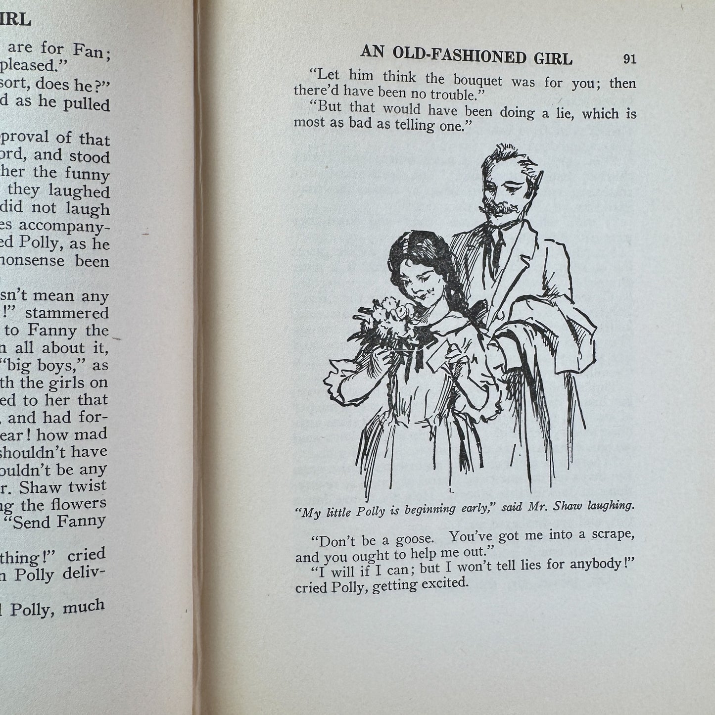 An Old-Fashioned Girl, Louisa May Alcott, Saalfield, 1928