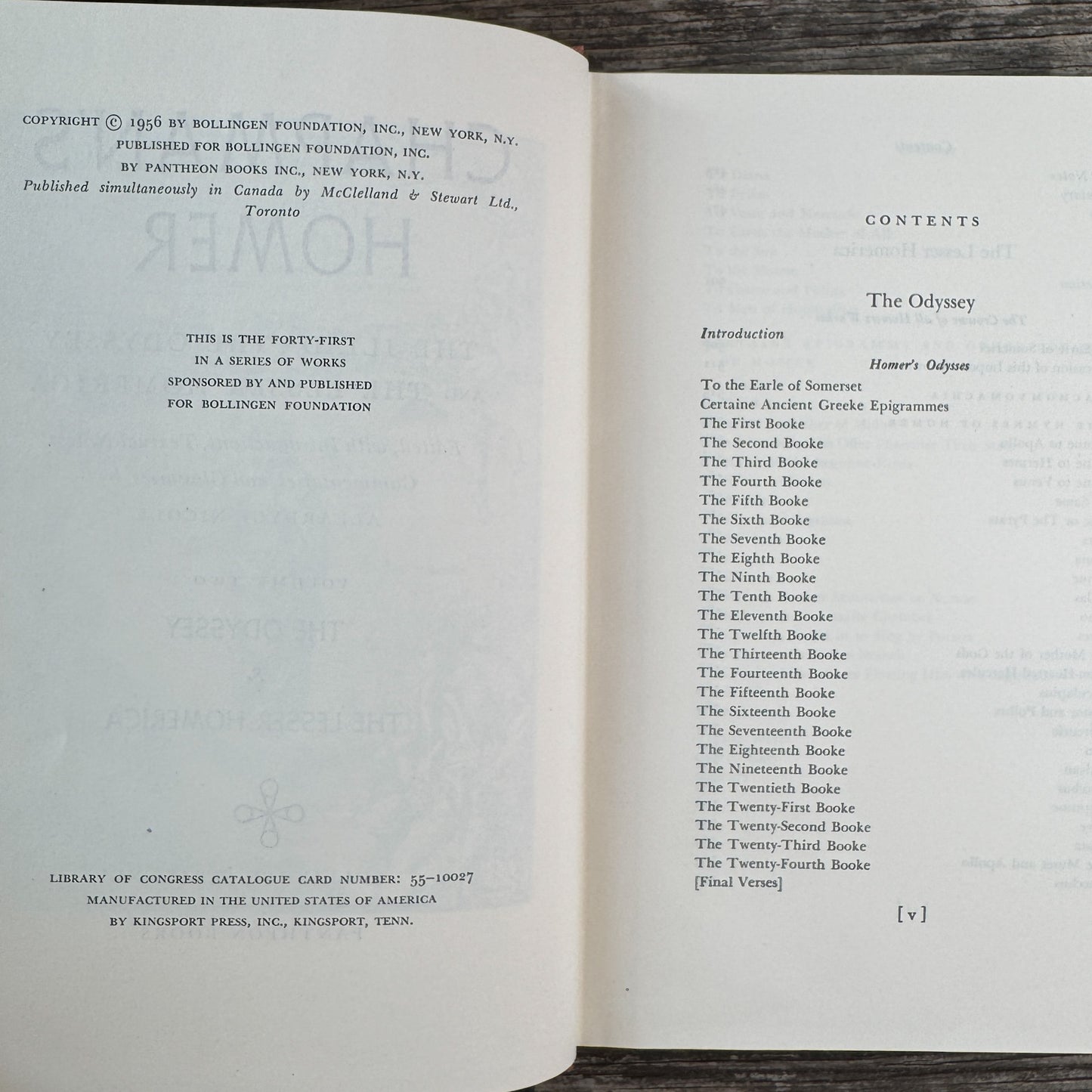 Chapman's Homer, Vols. 1 & 2: The Iliad / The Odyssey, Bollingen Series, 1956
