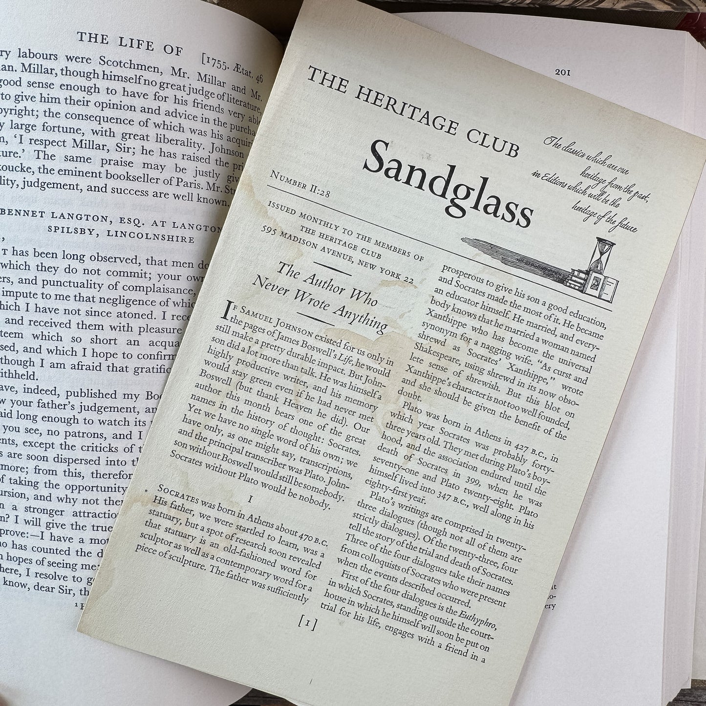 The Life of Samuel Johnson, Vols. 1, 2 & 3 by Heritage Press, 1963