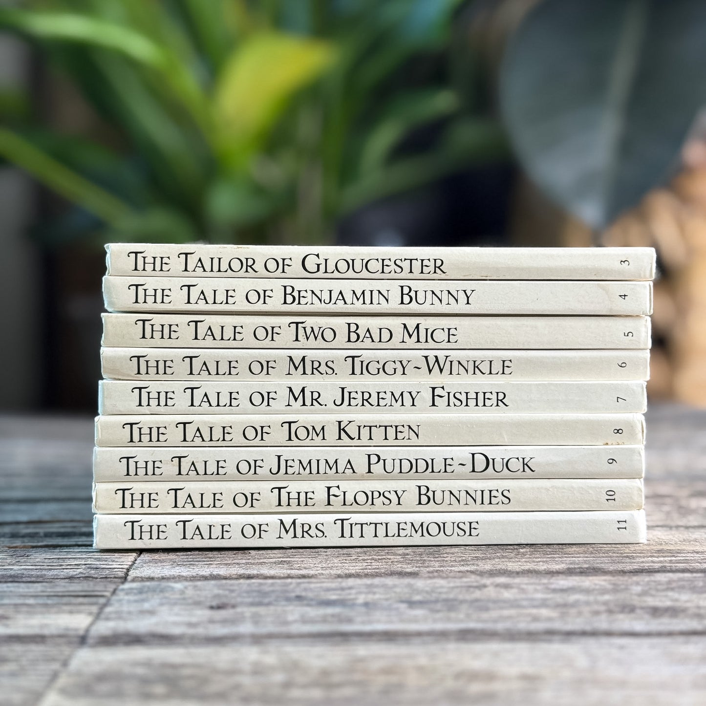Vintage Beatrix Potter Book Bundle, 9 White Hardcovers