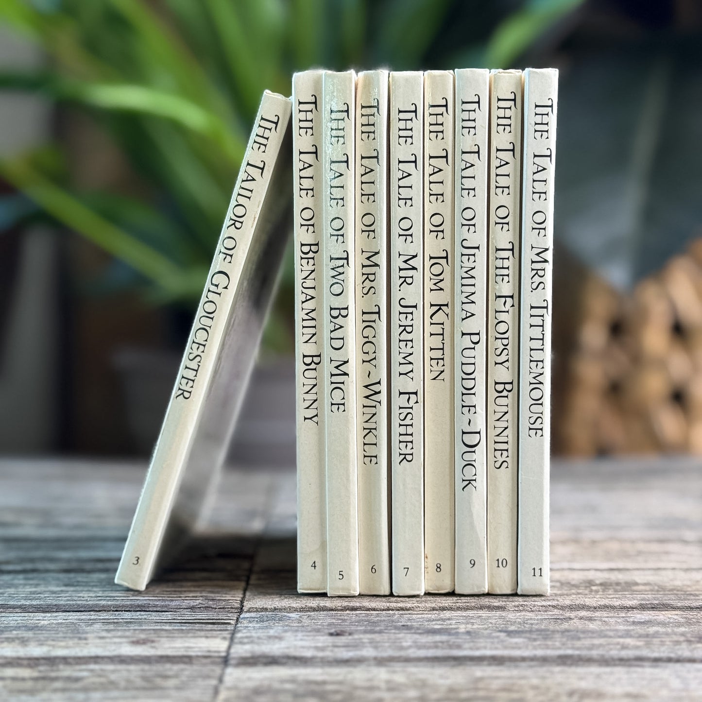 Vintage Beatrix Potter Book Bundle, 9 White Hardcovers