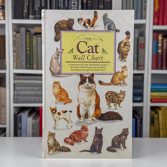 The Cat Wall Chart, Oversized 8-Foot Fold Out Identification Guide, 1991 Hardcover