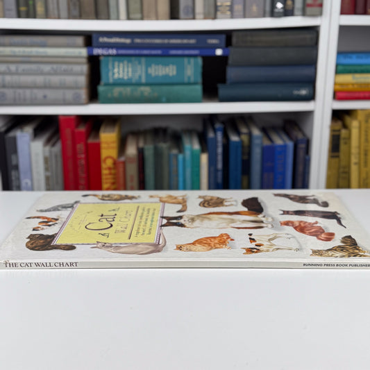 The Cat Wall Chart, Oversized 8-Foot Fold Out Identification Guide, 1991 Hardcover