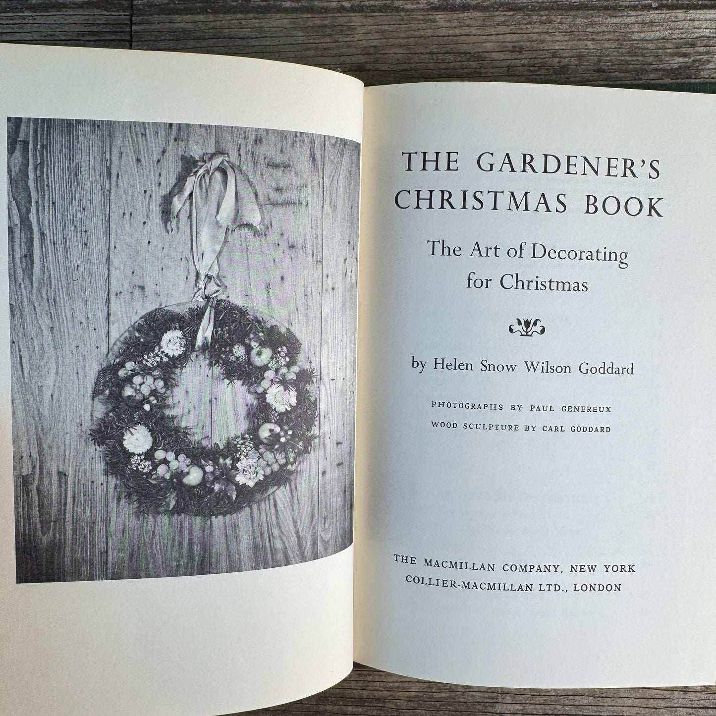 The Gardener's Christmas Book, Helen Snow Wilson Goddard, 1967