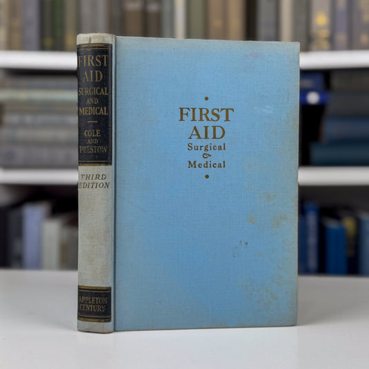First Aid Surgical and Medical, 1945 Illustrated Hardcover