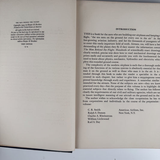 The Man Behind the Flight: A Course for Aviation Mechanics and Airmen, 1942