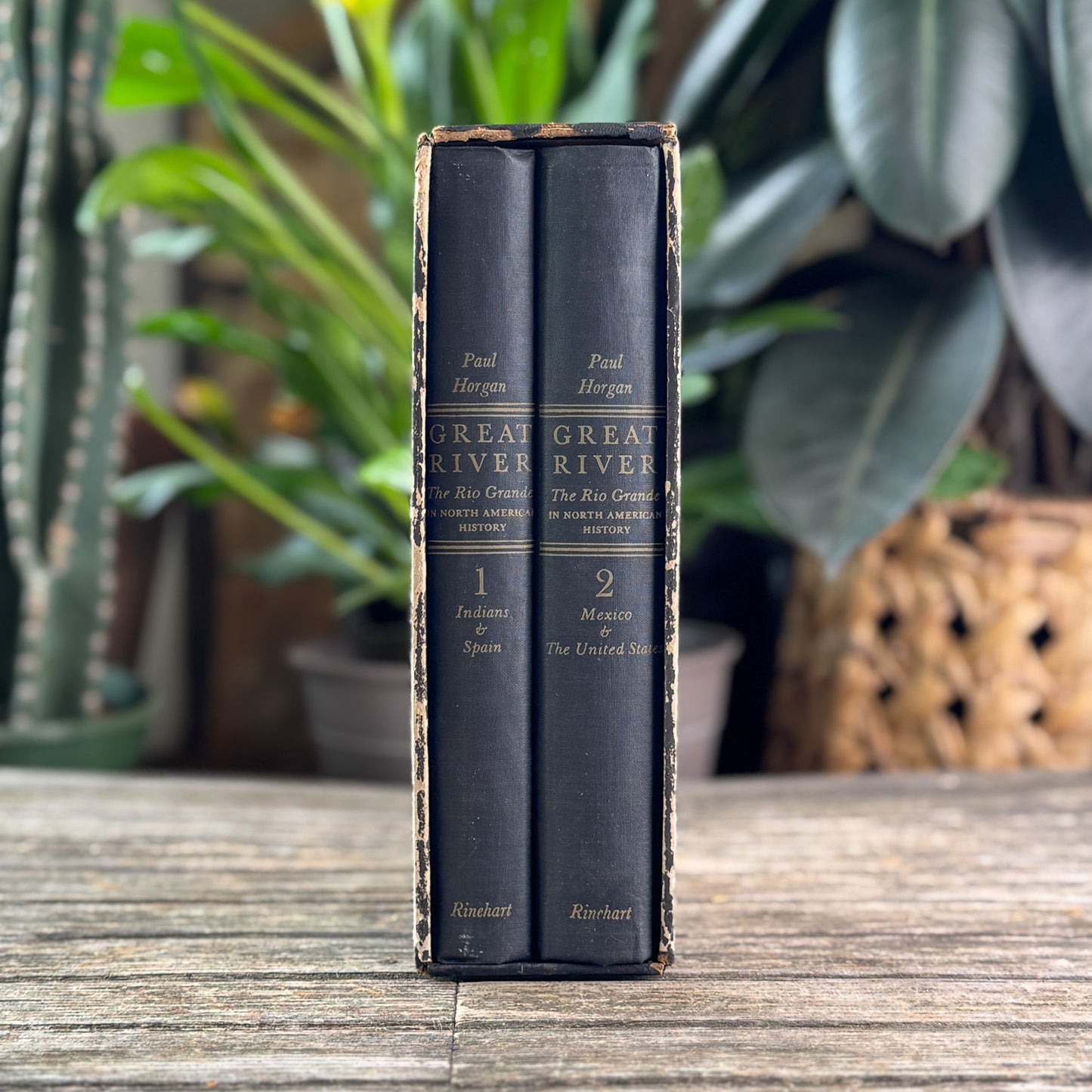 Great River: The Rio Grande, Paul Horan, 2 Volume Set in Slipcase