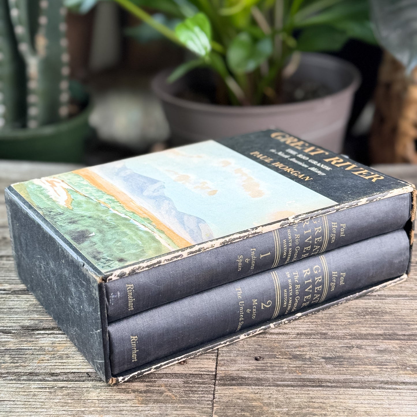 Great River: The Rio Grande, Paul Horan, 2 Volume Set in Slipcase