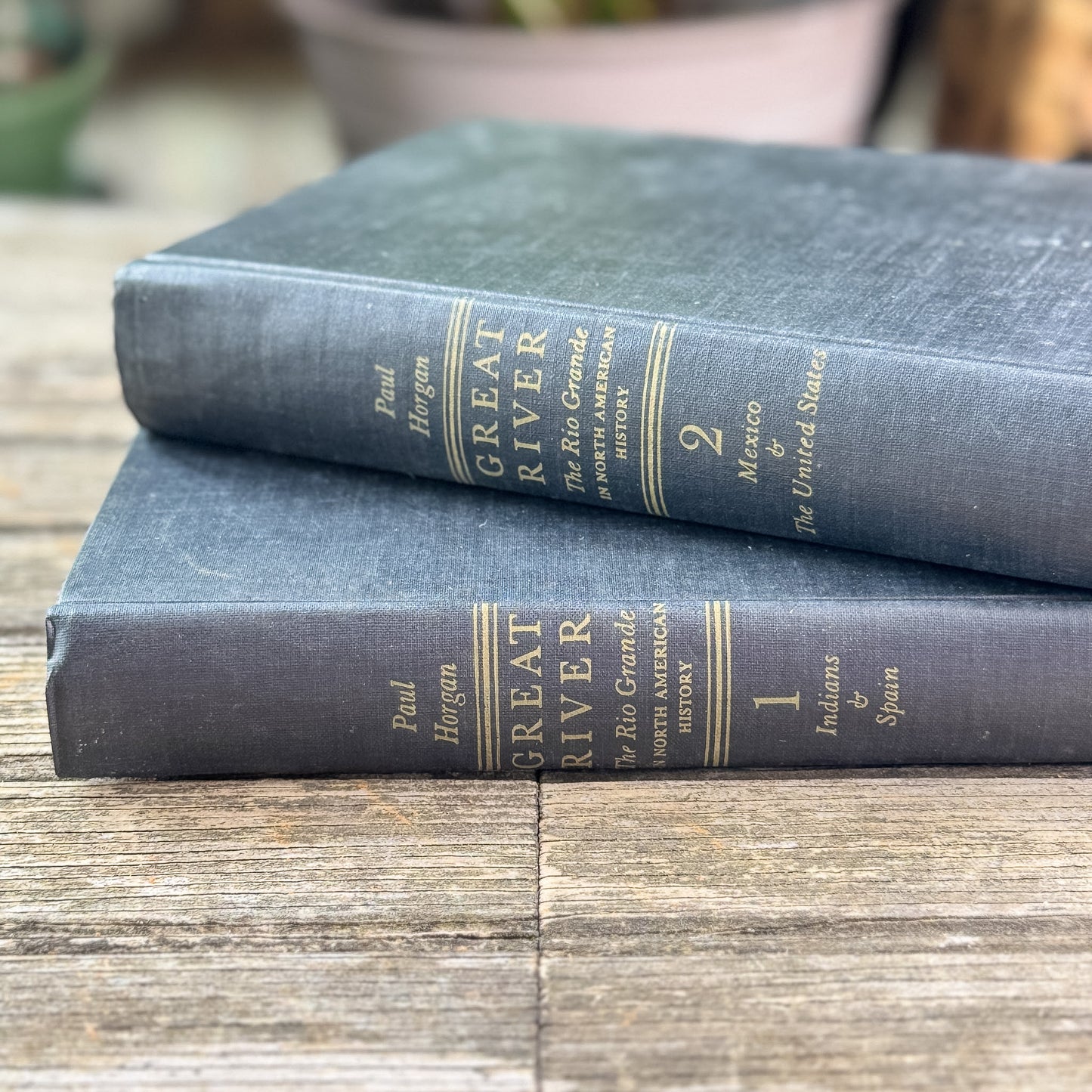 Great River: The Rio Grande, Paul Horan, 2 Volume Set in Slipcase
