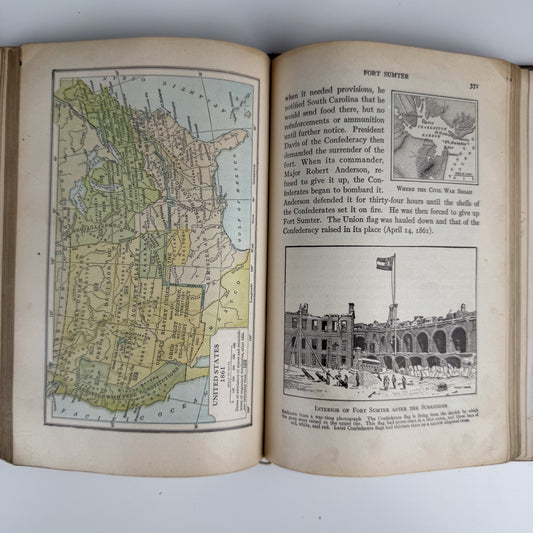 History of Our Country, Halleck's American History Series, 1926 School Book