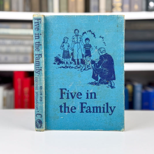 Five in the Family, Mid Century School Book, 1948 Health School Book