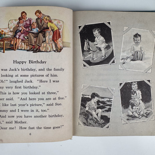 Five in the Family, Mid Century School Book, 1948 Health School Book