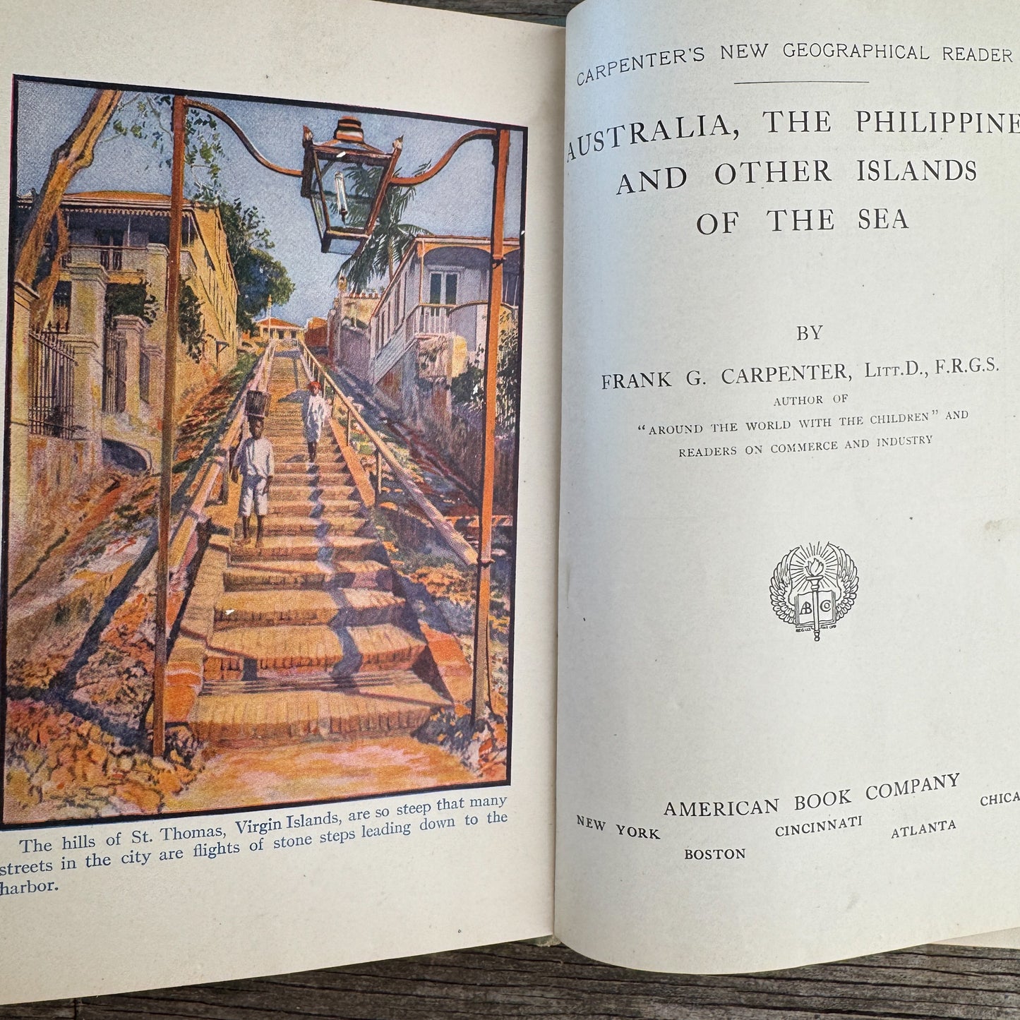Carpenter's New Geographical Reader: Australia, The Philippines, and Other Islands of the Sea