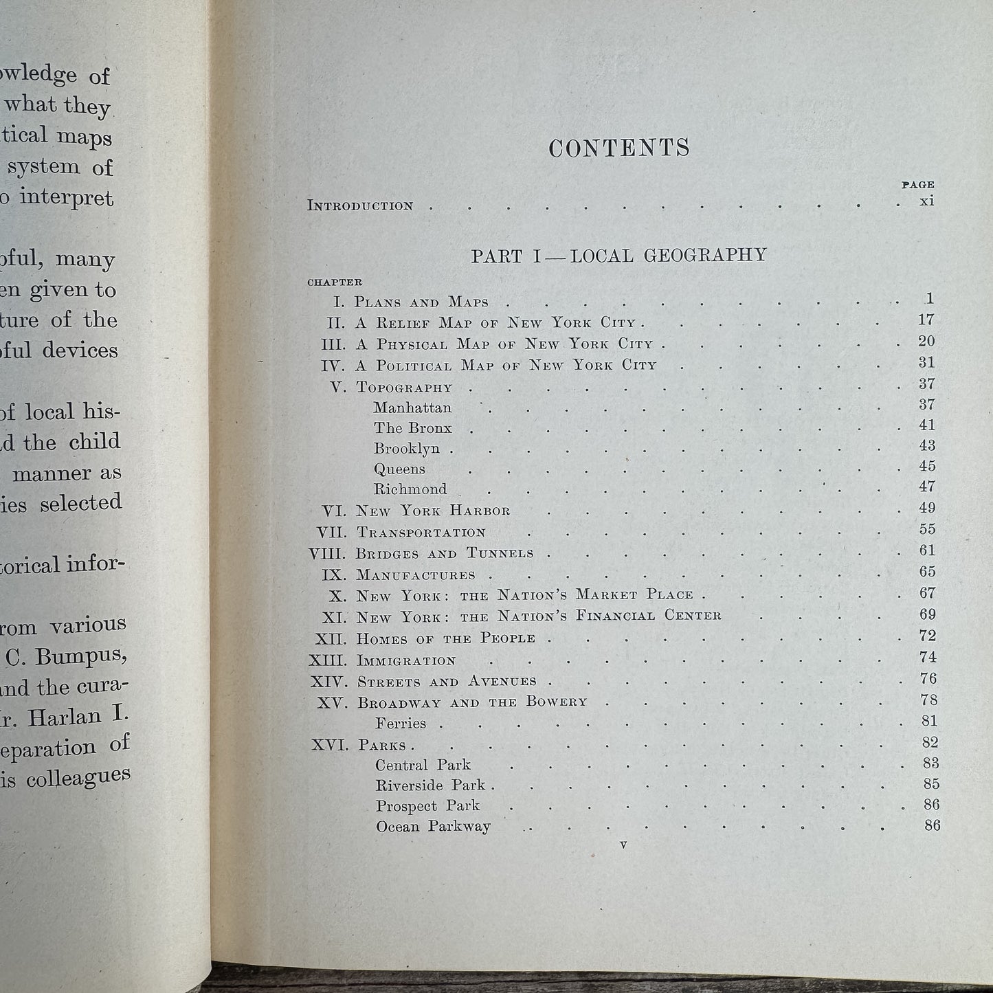 A Home Geography of New York City, Antique School Book 1924