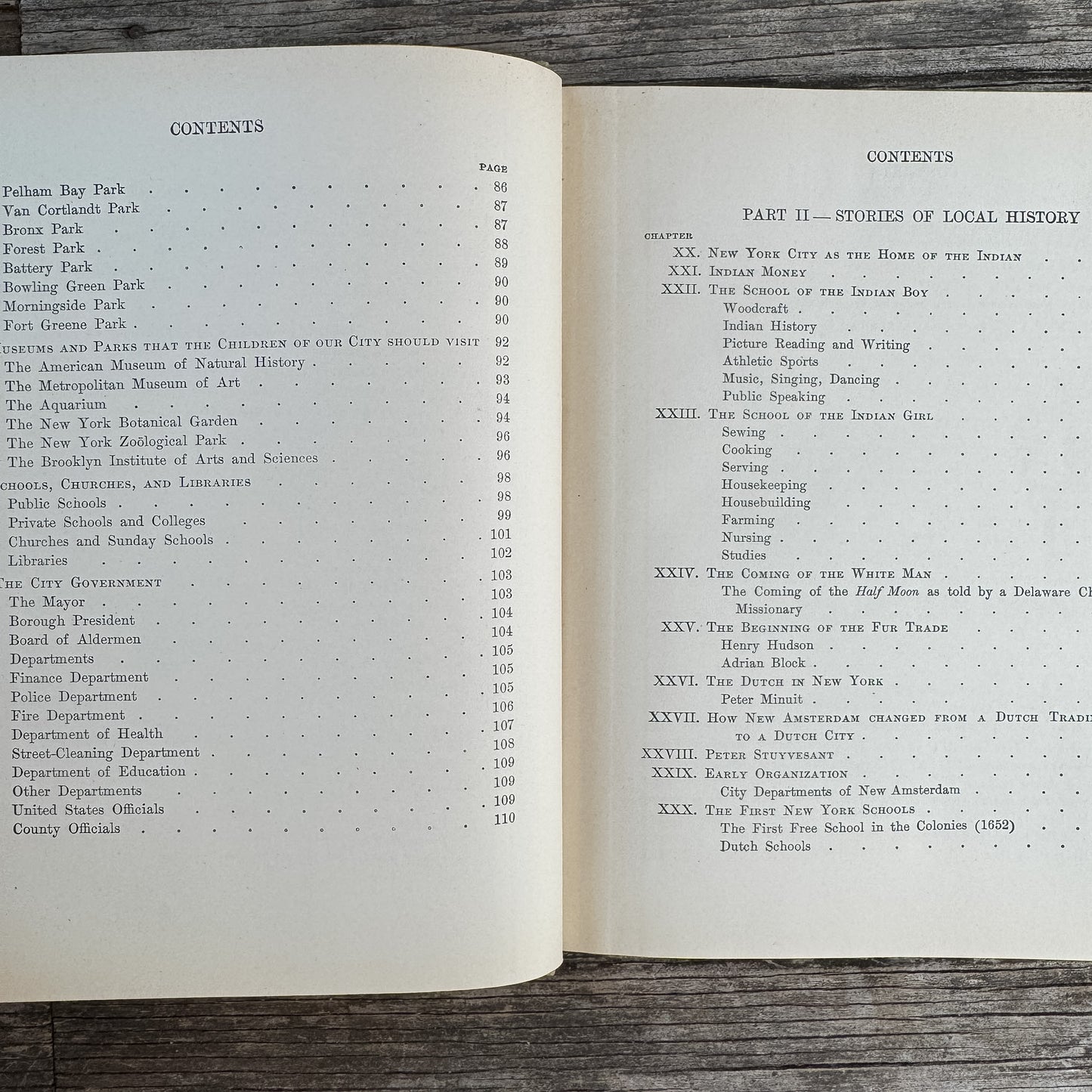 A Home Geography of New York City, Antique School Book 1924
