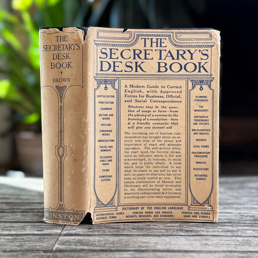 The Secretary's Desk Book, 1935 Reference Book