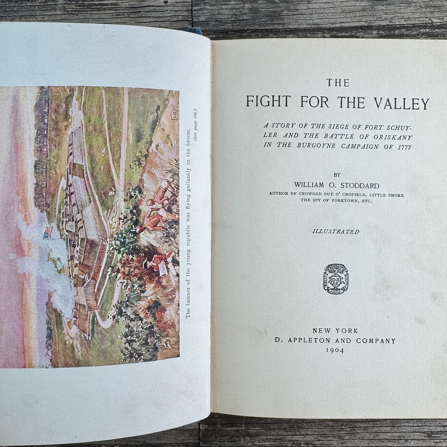 The Fight for the Valley, William O. Stoddard, 1904, Juvenile Historical Fiction