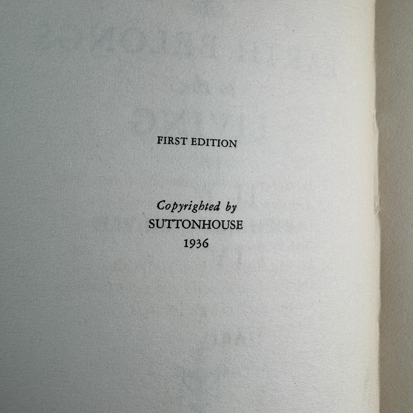The Earth Belongs to the Living, Richard Carlyle, 1936, First Edition — signed