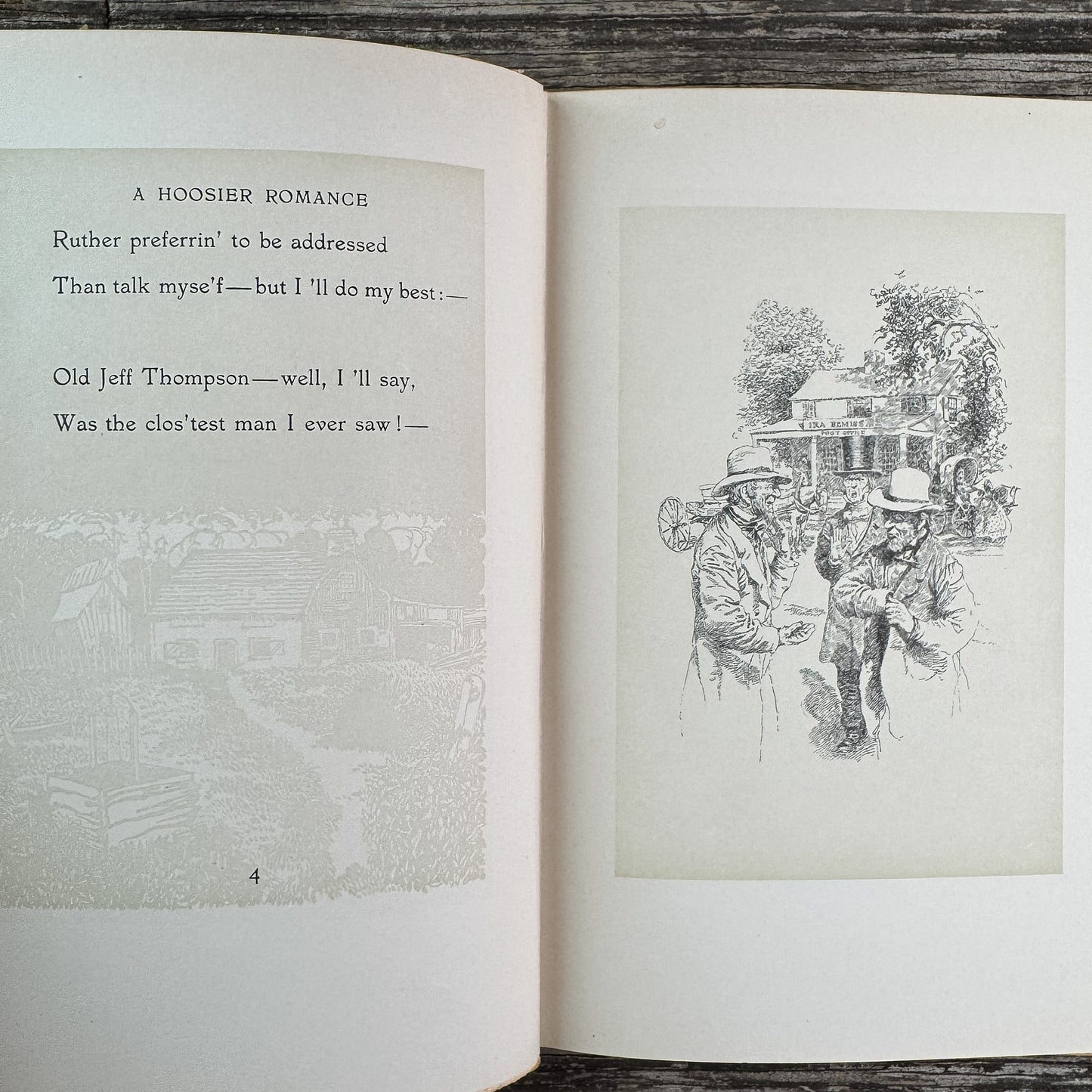 A Hoosier Romance, Squire Hawkins's Story, James Whitcomb Riley, 1910