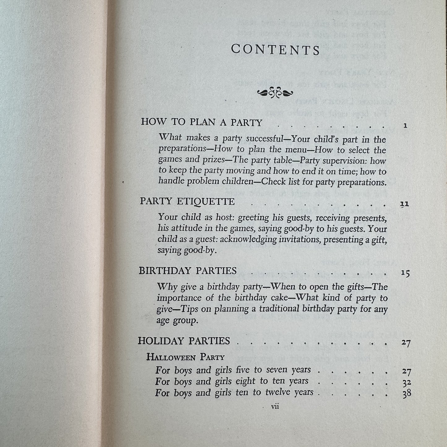 The Complete Book of Children's Parties, Florence Hamsher, 1949