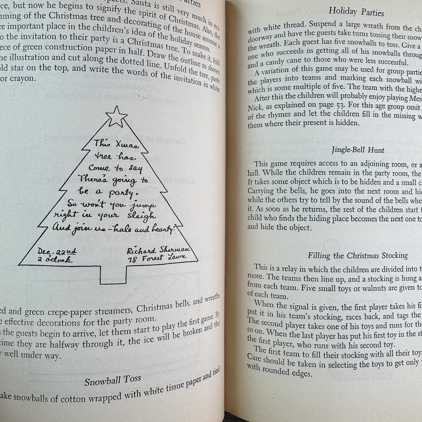 The Complete Book of Children's Parties, Florence Hamsher, 1949