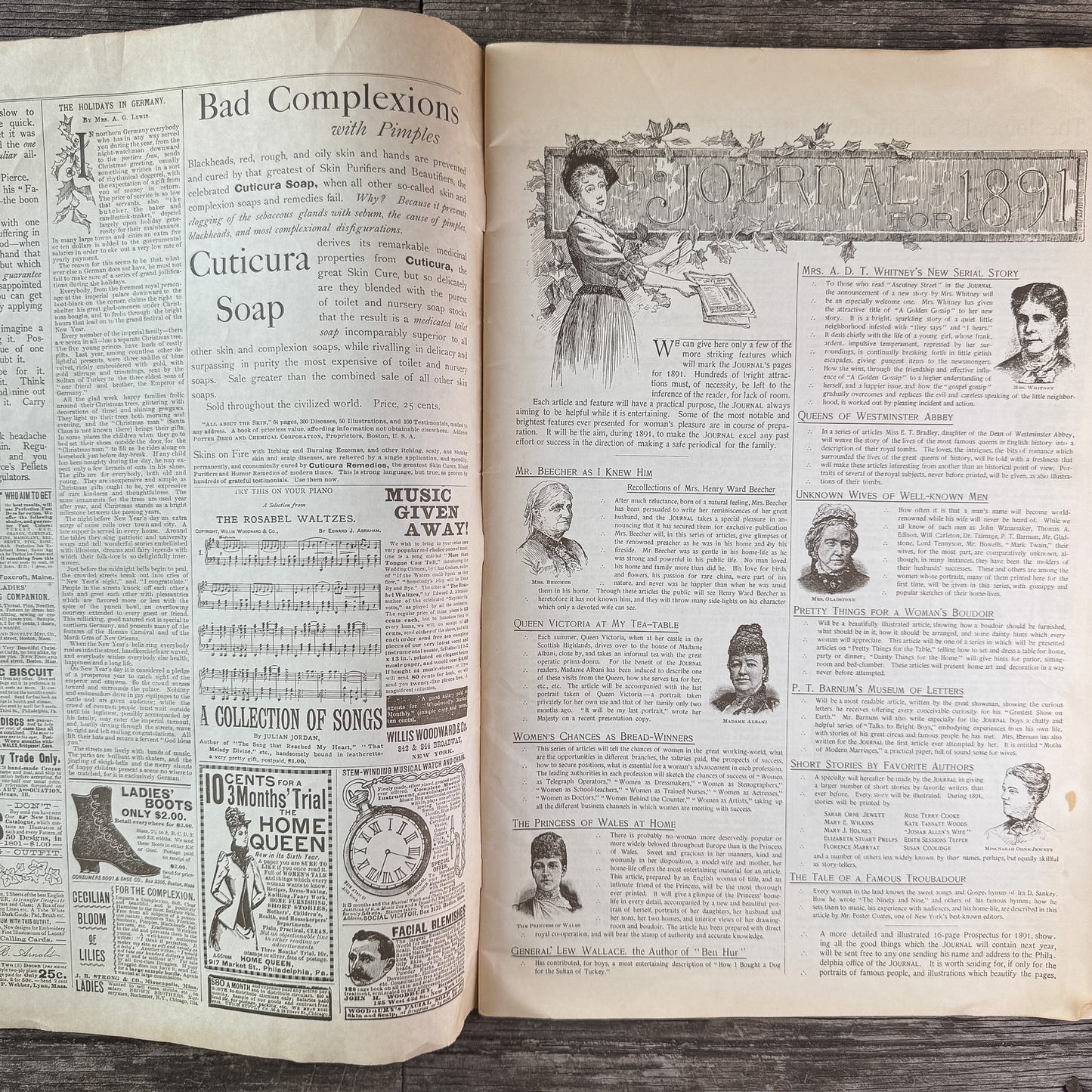 The Ladies' Home Journal Christmas 1890, Curtis Publishing Company, 1890