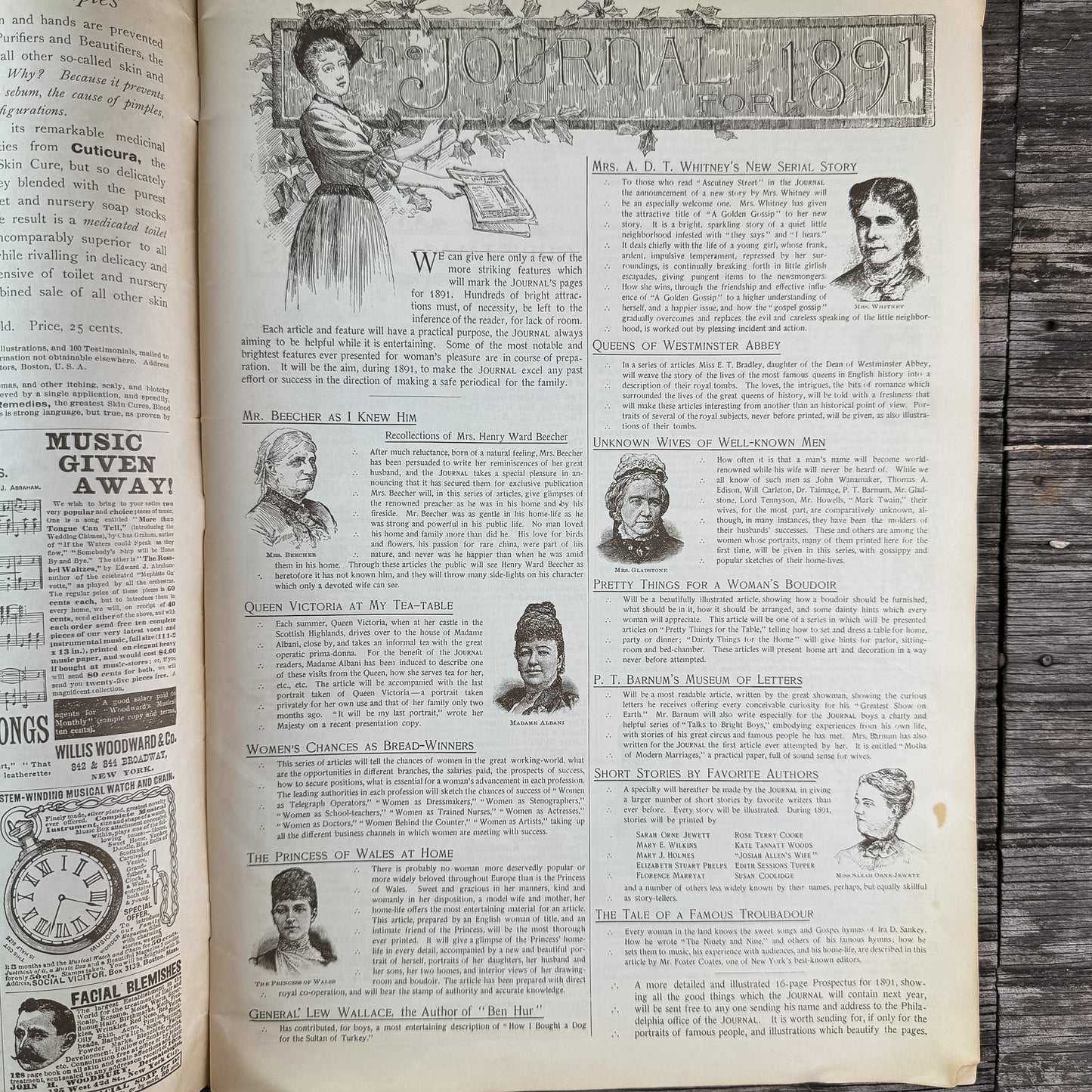 The Ladies' Home Journal Christmas 1890, Curtis Publishing Company, 1890