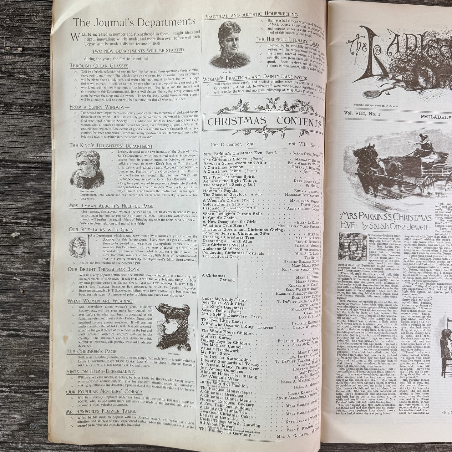 The Ladies' Home Journal Christmas 1890, Curtis Publishing Company, 1890