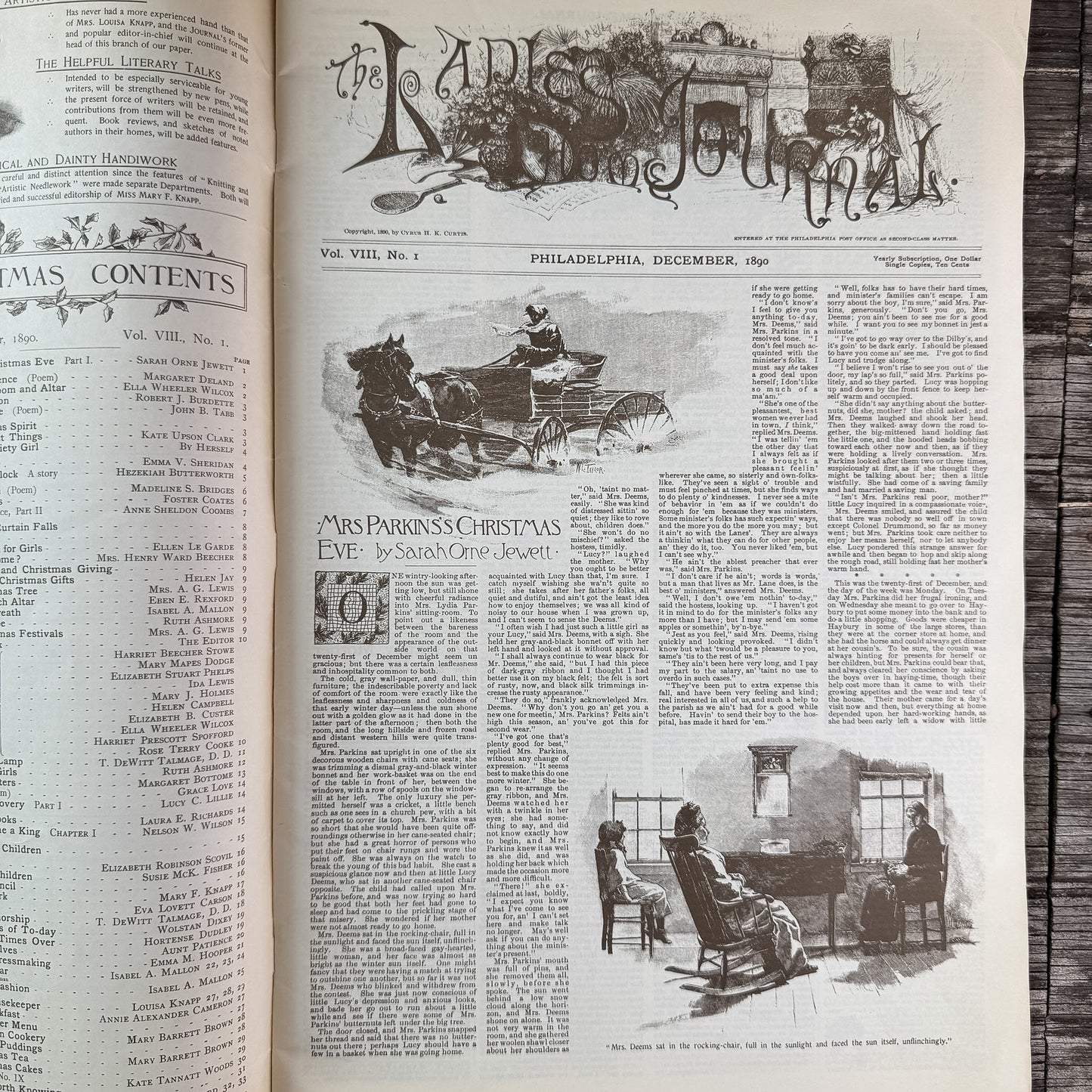 The Ladies' Home Journal Christmas 1890, Curtis Publishing Company, 1890