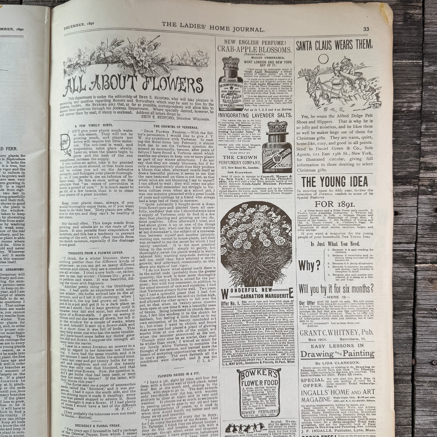 The Ladies' Home Journal Christmas 1890, Curtis Publishing Company, 1890
