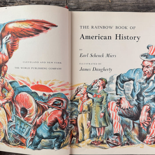 The Rainbow Book of American History, Earl Schenck Miers, 1955, World Publishing Company, First Edition