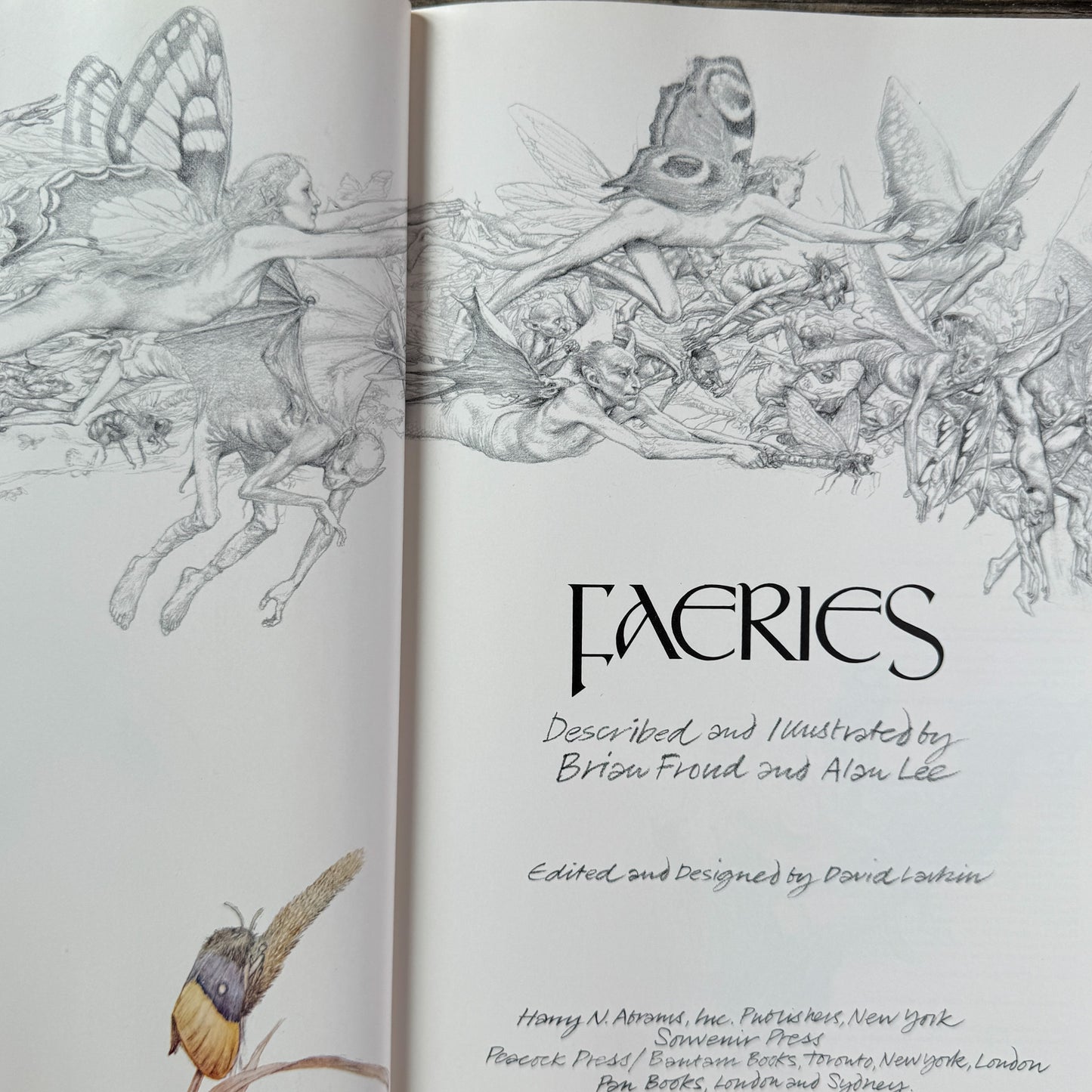 Faeries, Brian Froud and Alan Lee, edited by David Larkin, 1978, Harry N. Abrams